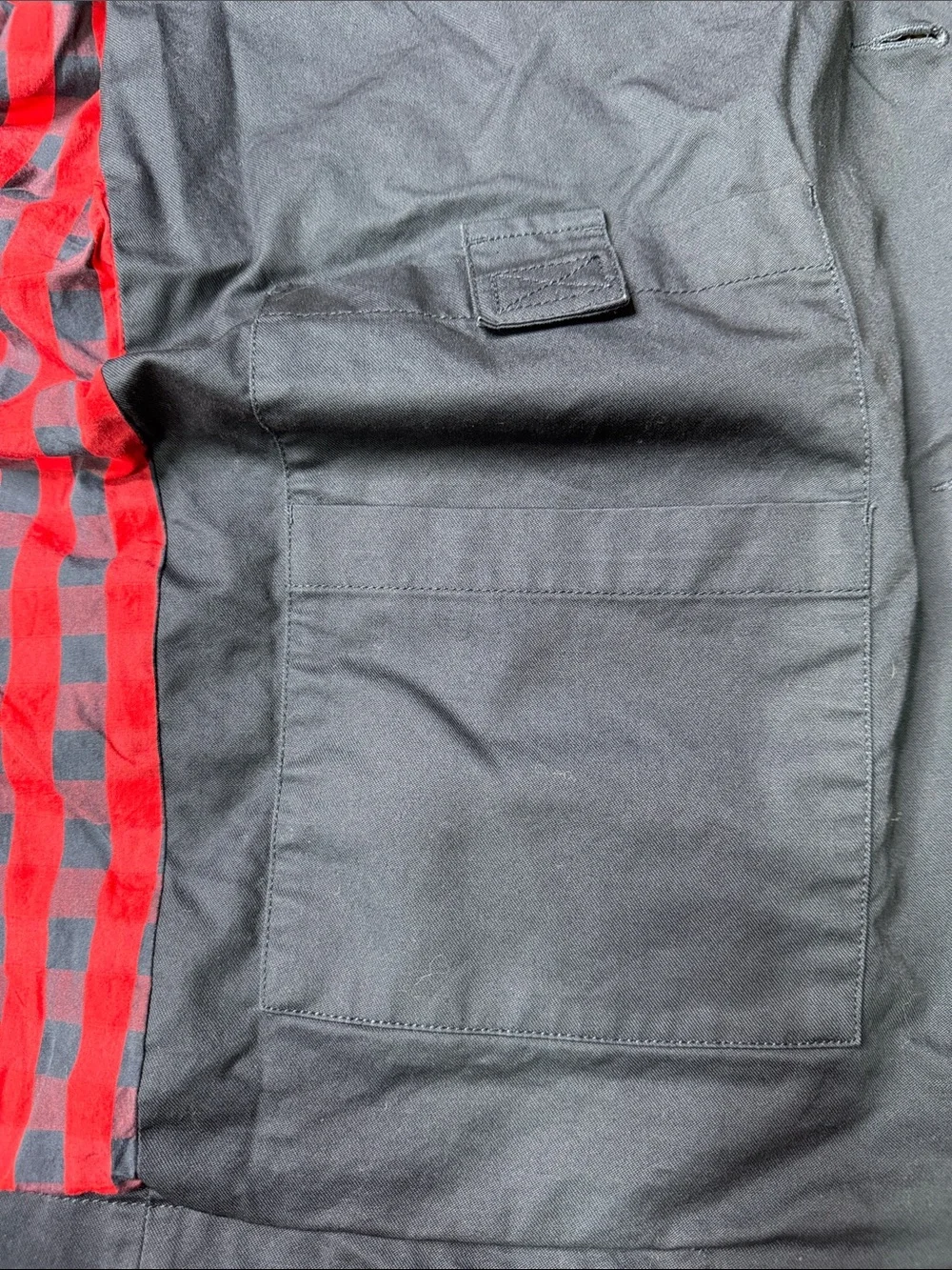 Duluth Trading Co. Navy Blue Twill Presentation Jacket 2XL Tall